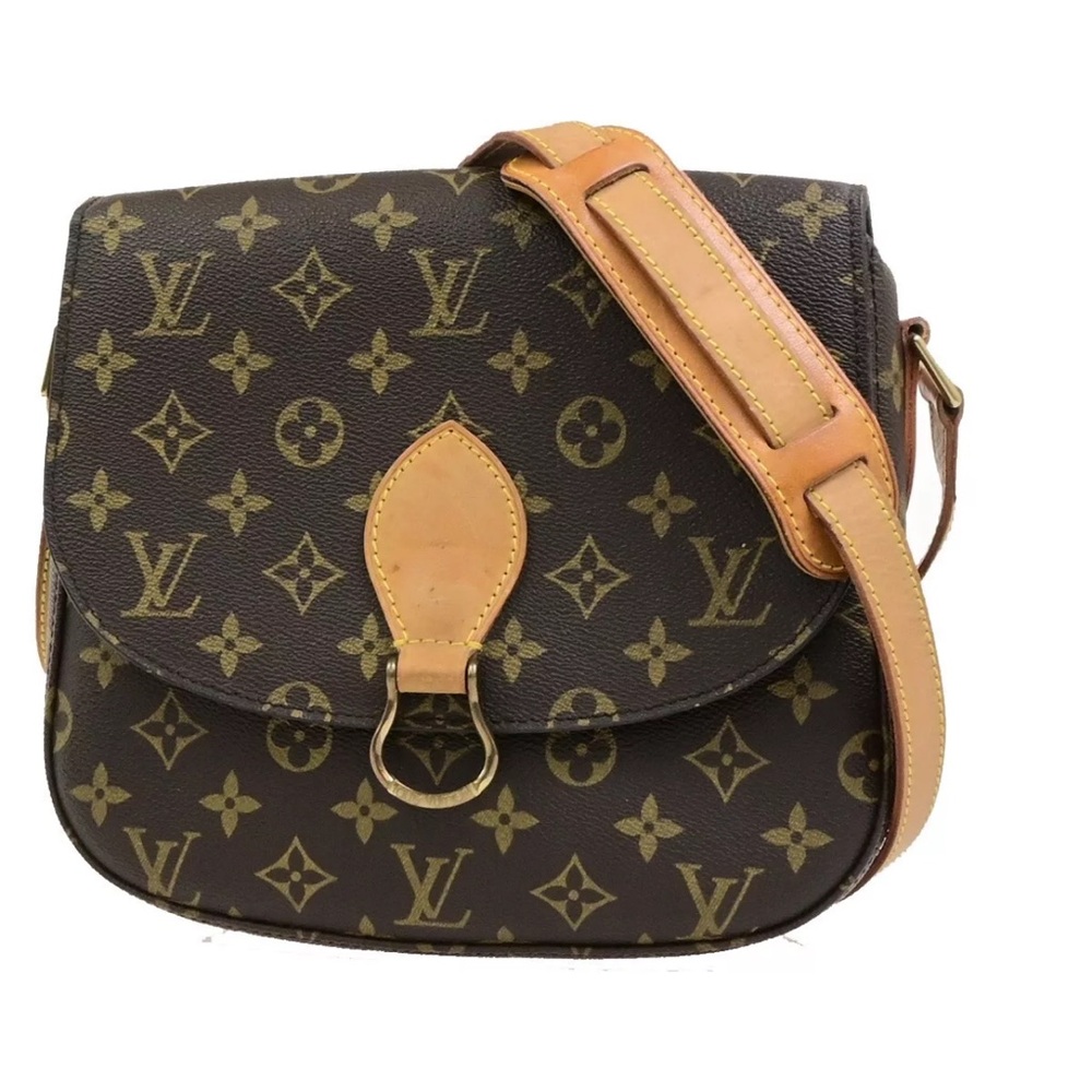 Louis Vuitton Brown and Tan Crossbody Bag